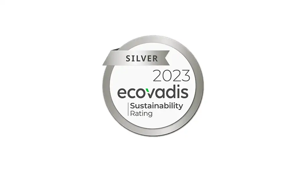 EcoVadis Sustainability Rating Silver 2023 EcoVadis Sustainability Rating Silver 2023