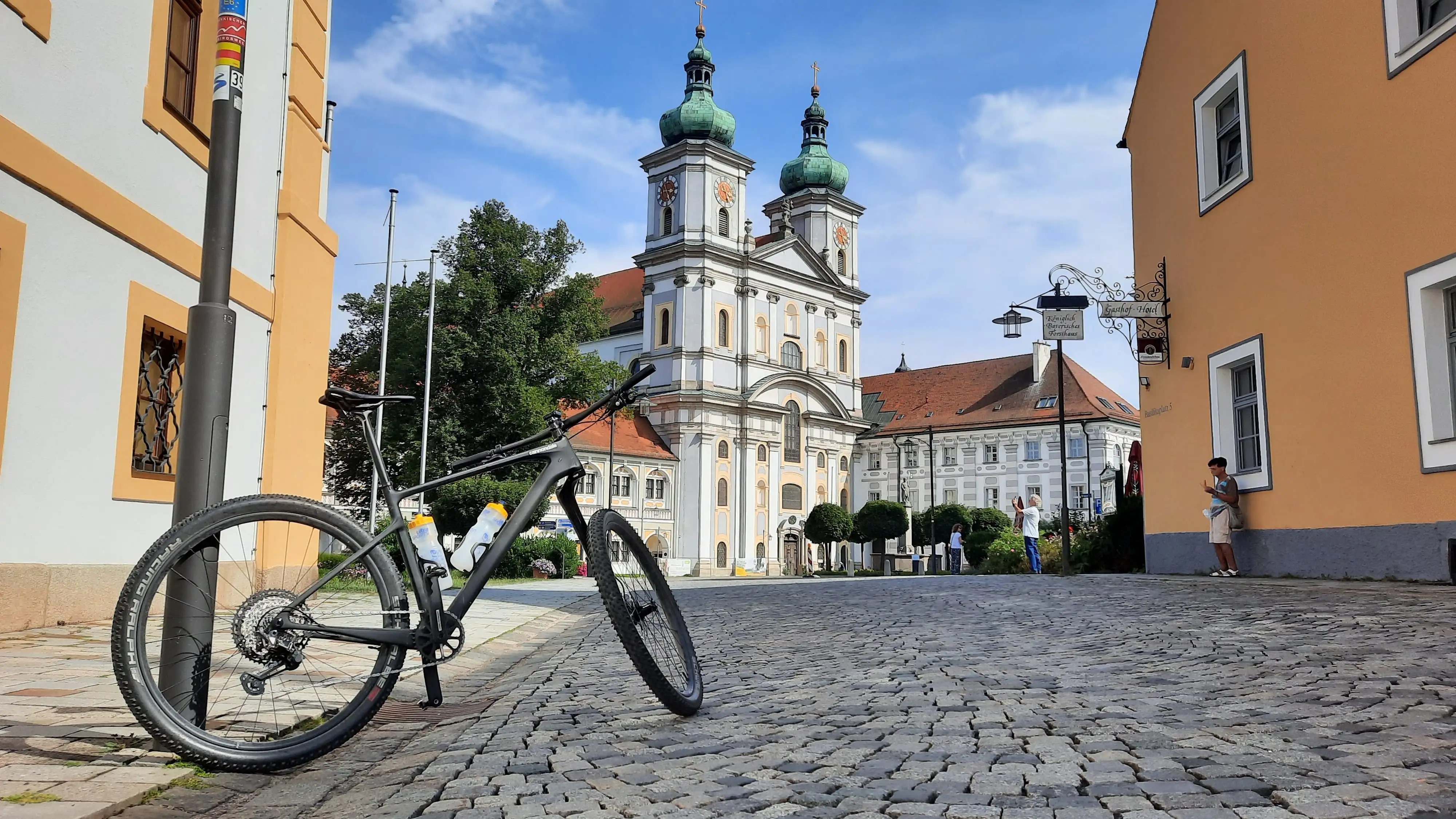 Fahrrad in Stadt Fahrrad in Stadt